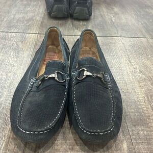 Men’s Nordstrom 1901 navy blue suede shoe size 11m! Great condition!